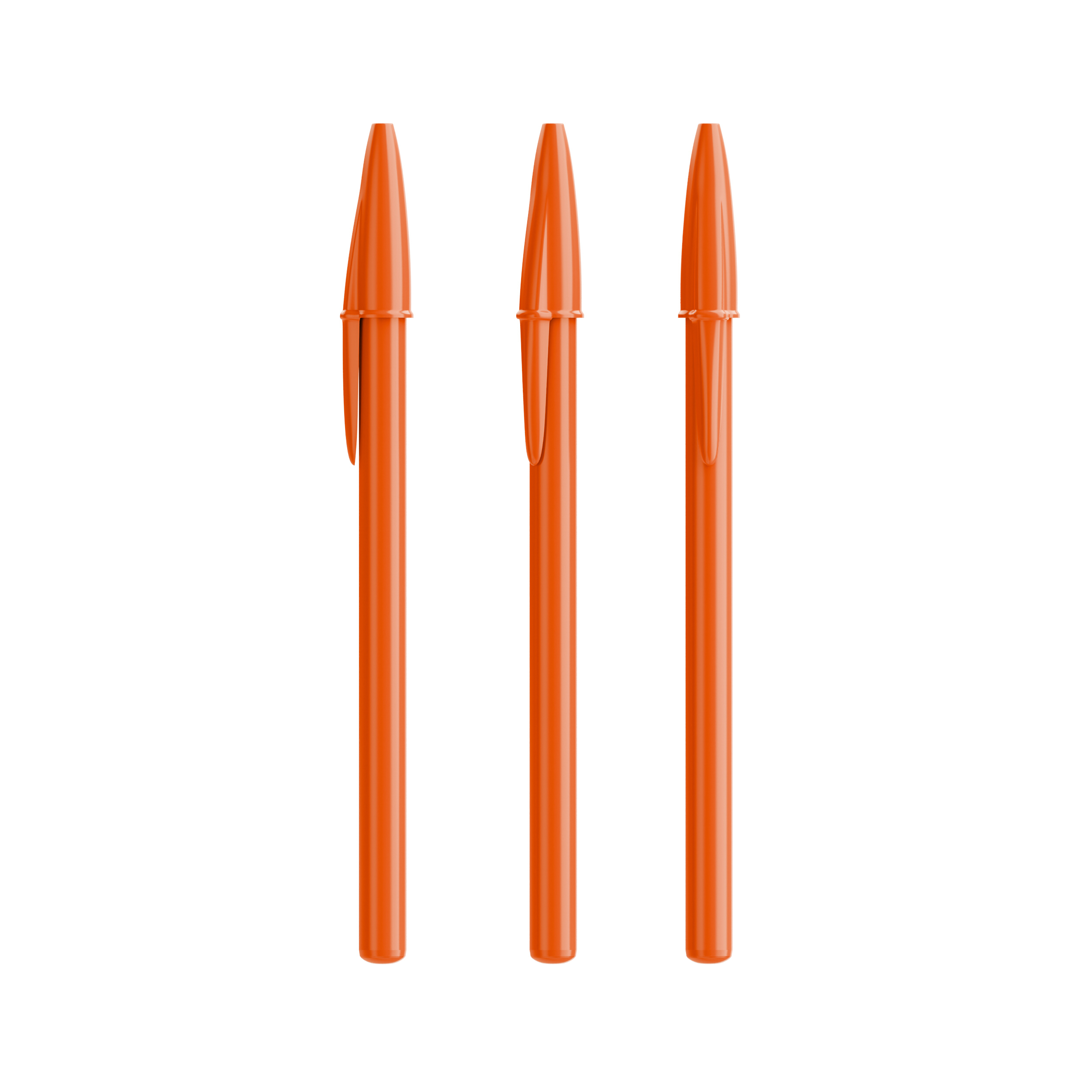 Stylo bille publicitaire BIC® Style Orange - Encre noire